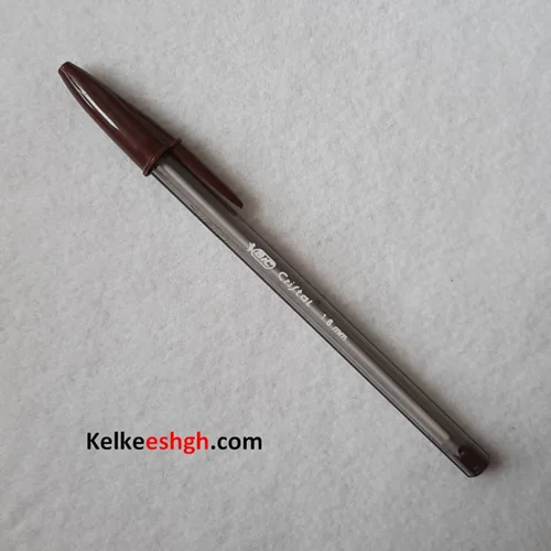 خودکار بیک کریستال لارج 1.6mm قهوه ای