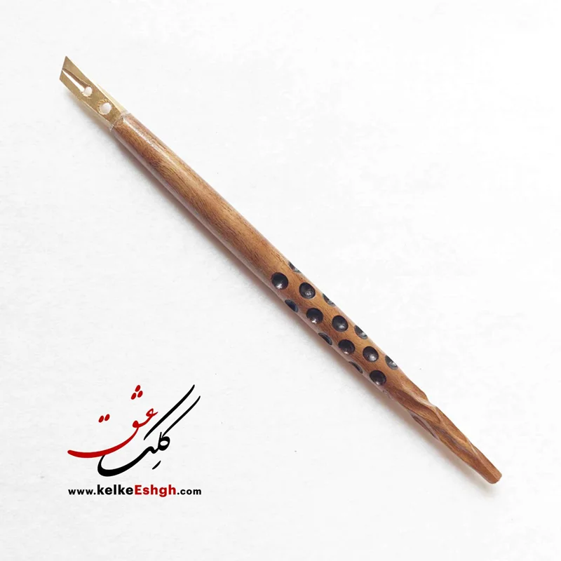 قلم فلزی خوشنویسی آرکان مدل نقطه پیچ - 9 میلیمتر