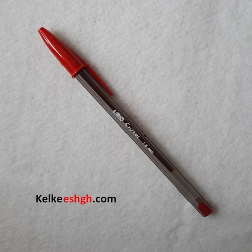 خودکار بیک کریستال لارج 1.6mm قرمز