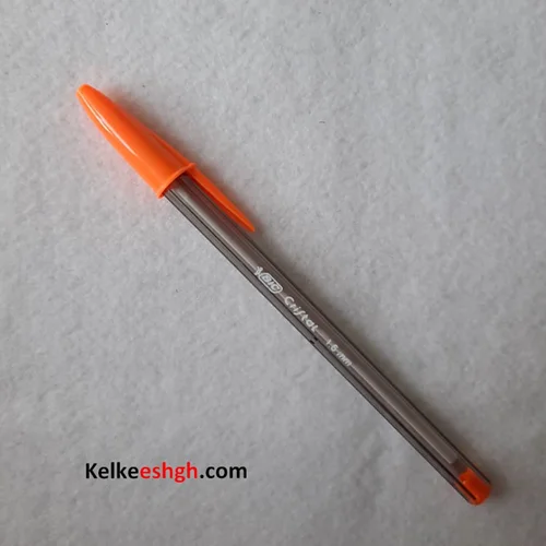 خودکار بیک کریستال لارج 1.6mm نارنجی