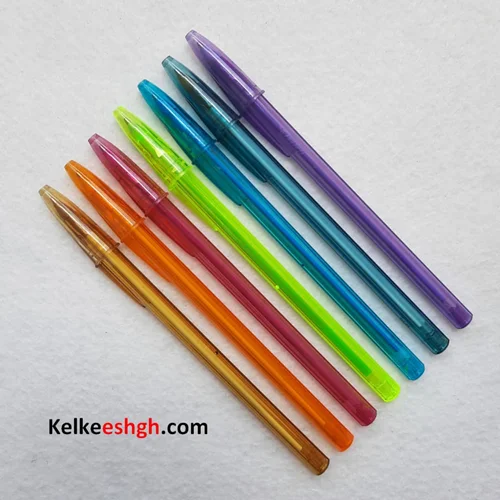 خودکار بیک فشن 1.2mm - بستههای ۷ رنگ (کد 201)