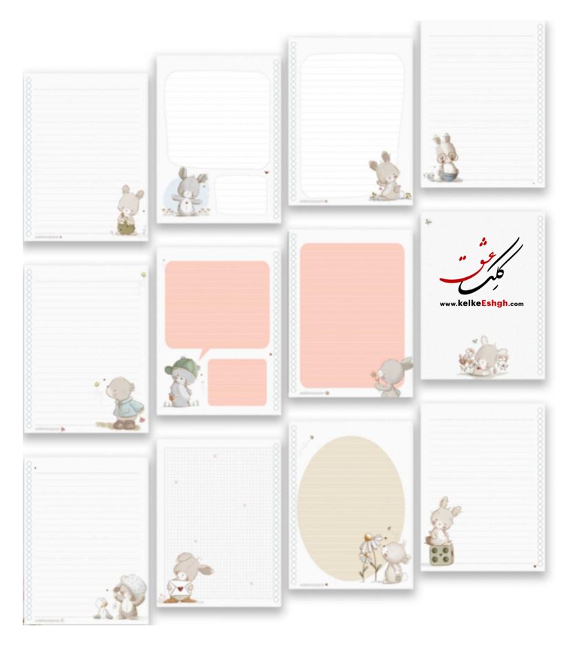 یدک کلاسور 20 حلقه با کاغذ ابروبادی - کد 20002