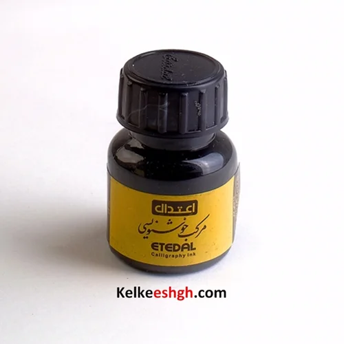 مرکب مشکی خوشنویسی 25 میلیلیتری اعتدال