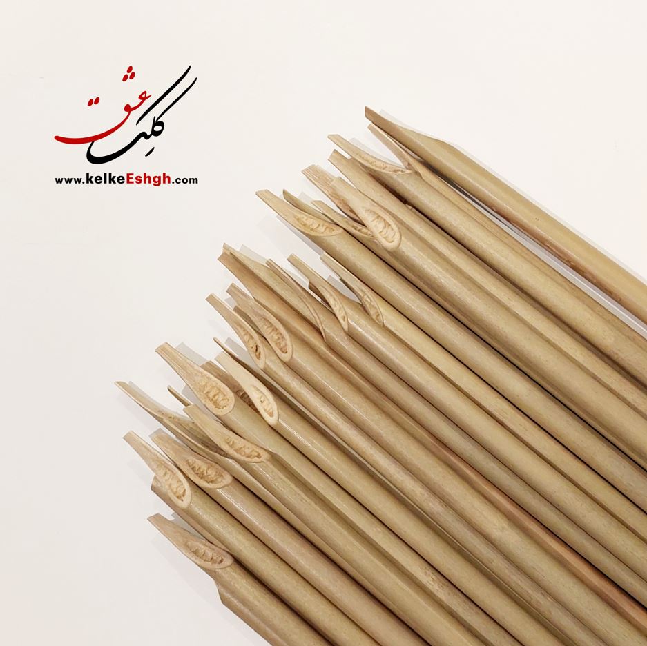 قلم بامبوی باریک کد ۱۴ (تراشیده)