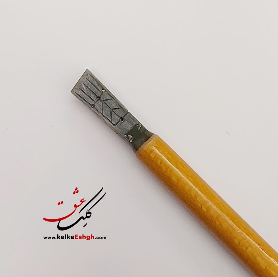 قلم پلیمری 10 میل پارویی نوک سبز رباط جزی - دسته قلم رنگ شده