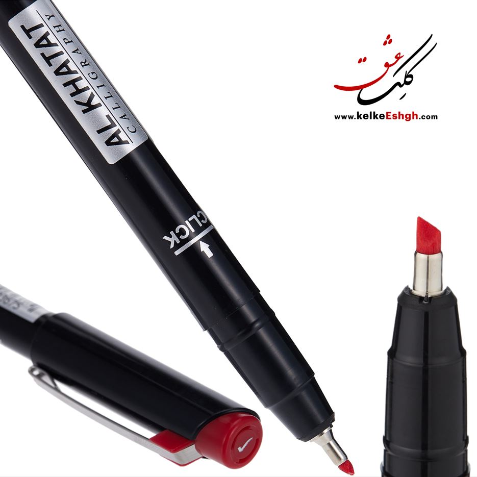 ماژیک خوشنویسی 3mm الخطاط - رنگ قرمز